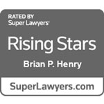 Brian P. Henry Super Lawyers Rising Stars Badge